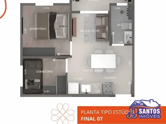 Apartamento 2 quartos e 1 banheiro, à venda, no bairro Vila Formosa em São Paulo