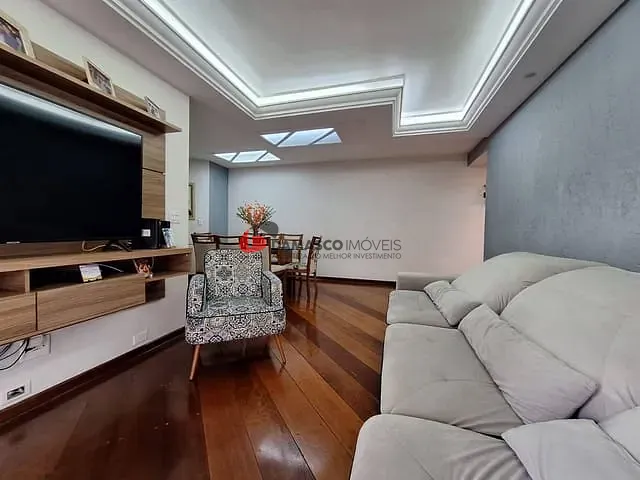 Apartamento com 107m² 3 quartos e 3 banheiros, à venda, no bairro Barcelona em São Caetano do Sul