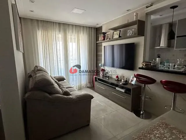 Apartamento com 59m² 2 quartos e 2 banheiros, à venda, no bairro Campestre em Santo André