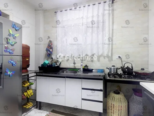 Apartamento com 60m² 2 quartos e 1 banheiro, à venda, no bairro Vila Magini em Mauá