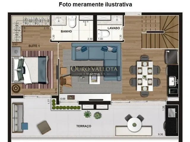Apartamento 2 quartos e 2 banheiros, à venda, no bairro Vila Madalena em São Paulo