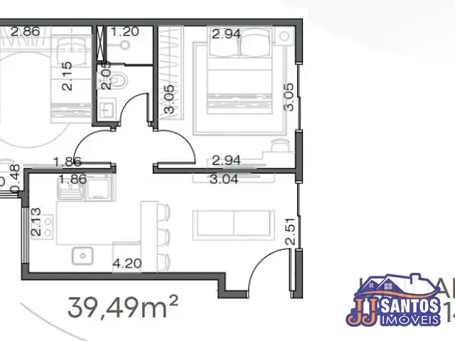 Apartamento 2 quartos e 1 banheiro, à venda, no bairro Vila Charlote em São Paulo
