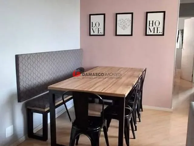 Apartamento com 62m² 3 quartos e 2 banheiros, à venda, no bairro Parque Marajoara em Santo André