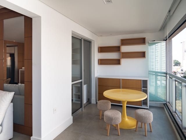 Foto do Apartamento - Apartamento tipo para venda em Campo Belo com 1 quarto, sendo 1 suíte, 49m² | Lares e Andares Imóveis