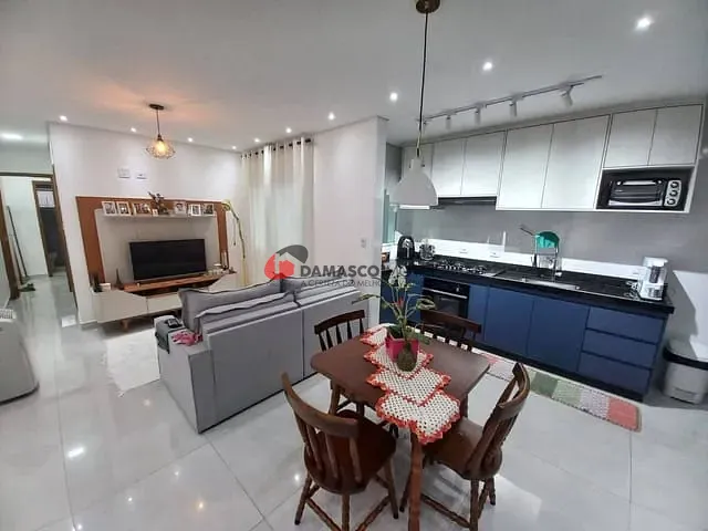 Apartamento 2 quartos e 3 banheiros, à venda, no bairro Campestre em Santo André
