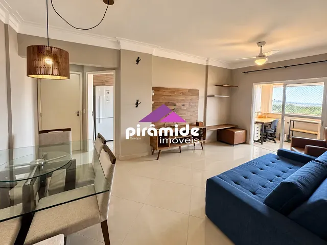 Apartamento com 89m² 2 quartos e 2 banheiros, para alugar, no bairro Parque Industrial em São José dos Campos