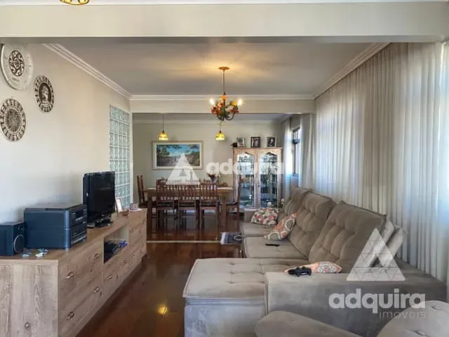 Apartamento com 244m² 4 quartos e 4 banheiros, à venda, no bairro Centro em Ponta Grossa