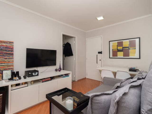 Foto do Apartamento - Apartamento para venda em Vila Olímpia com 1 quarto , 38m² | Lares e Andares Imóveis