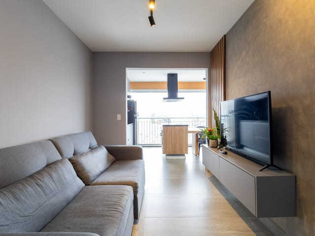 Foto do Apartamento - Apartamento para venda em Santo Amaro com 2 quartos , 53m² | Lares e Andares Imóveis