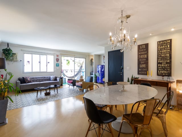 Foto do Apartamento - Apartamento tipo para venda em Moema com 4 quartos, sendo 1 suíte, 161m² | Lares e Andares Imóveis