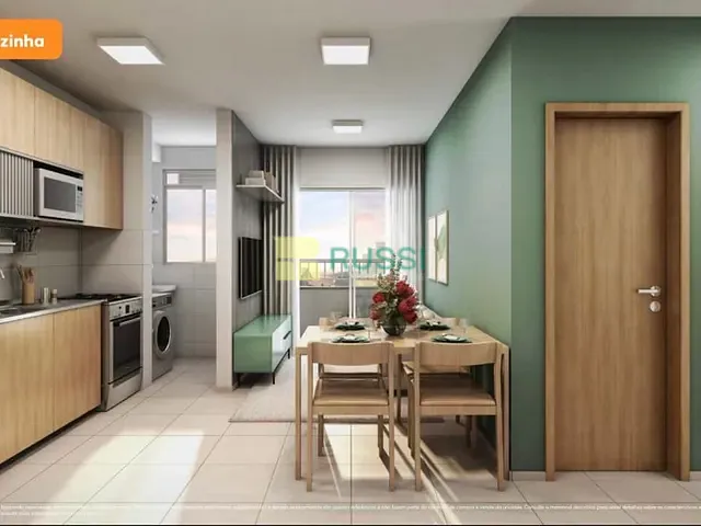 Apartamento com 37m² 2 quartos e 1 banheiro, à venda, no bairro Parque dos Ipês em São José dos Campos