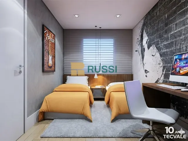 Apartamento com 76m² 2 quartos e 2 banheiros, à venda, no bairro Vila Adyana em São José dos Campos