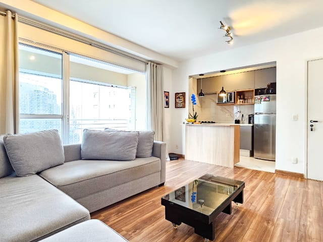 Foto do Apartamento - Apartamento tipo para venda em Santo Amaro com 2 quartos, sendo 1 suíte, 64m² | Lares e Andares Imóveis