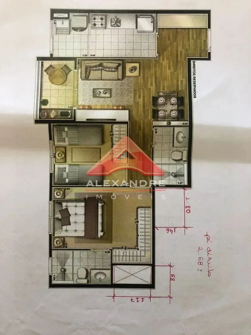 Apartamento, 2 quartos, 58 m² - Foto 13
