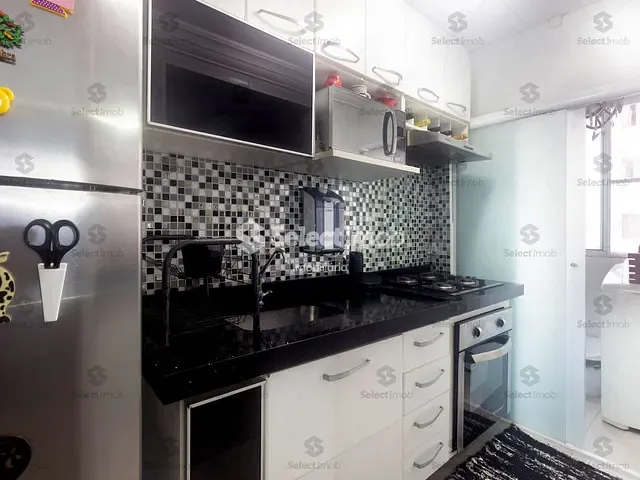 Apartamento com 51m² 2 quartos e 2 banheiros, à venda, no bairro Parque São Vicente em Mauá