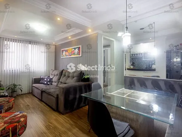 Apartamento com 51m² 2 quartos e 2 banheiros, à venda, no bairro Parque São Vicente em Mauá