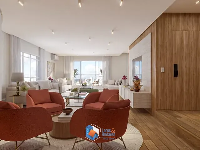 Apartamento com 245m² 3 quartos e 5 banheiros, à venda, no bairro Consolação em São Paulo