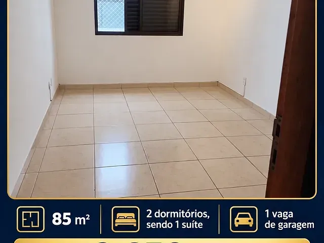 Apartamento 2 quartos e 2 banheiros, para alugar, no bairro Santa Maria em São Caetano do Sul