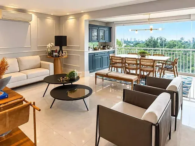 Apartamento 3 quartos e 4 banheiros, à venda, no bairro Vila Cordeiro em São Paulo