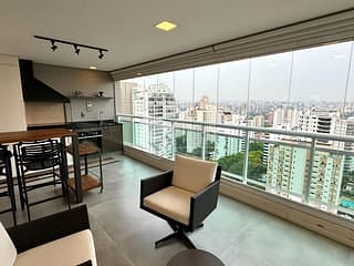 Foto do Apartamento-Apartamento tipo para venda em Campo Belo com 3 quartos, sendo 3 suítes, 151m²