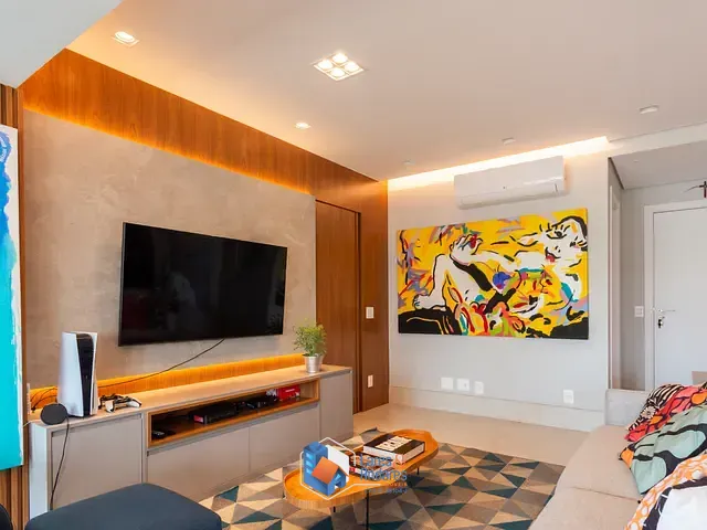 Apartamento com 133m² 3 quartos e 5 banheiros, à venda, no bairro Mirandópolis em São Paulo