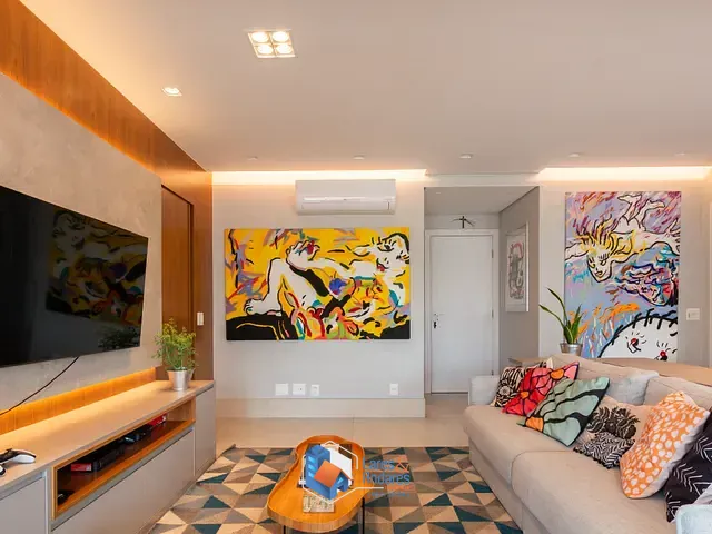 Apartamento com 133m² 3 quartos e 5 banheiros, à venda, no bairro Mirandópolis em São Paulo