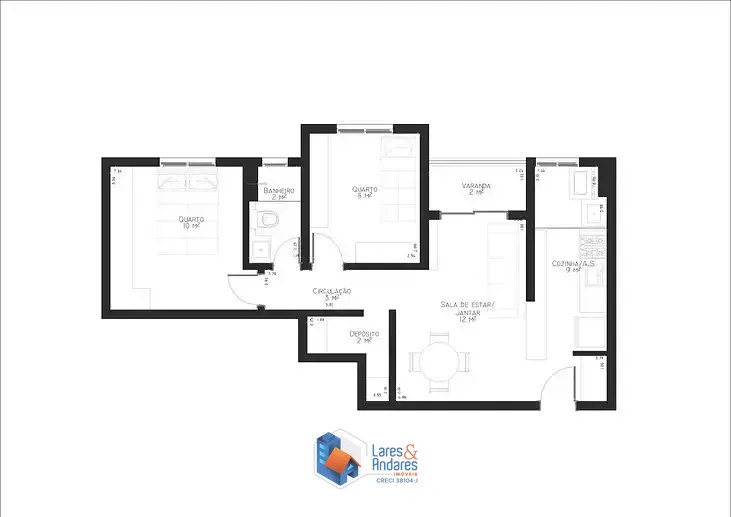Apartamento, 2 quartos, 53 m² - Foto 25