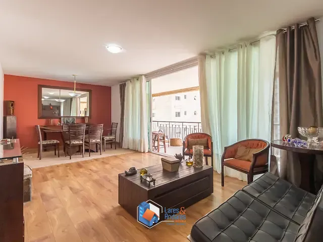 Apartamento com 167m² 3 quartos e 5 banheiros, à venda, no bairro Brooklin em São Paulo