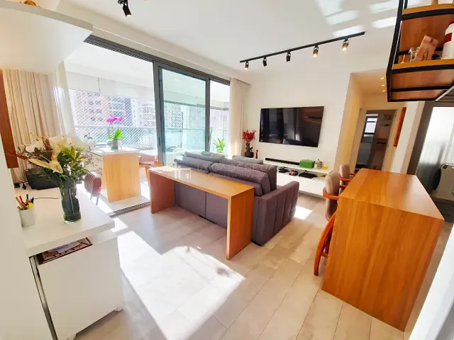 Apartamento 2 quartos e 3 banheiros, à venda, no bairro Indianópolis em São Paulo