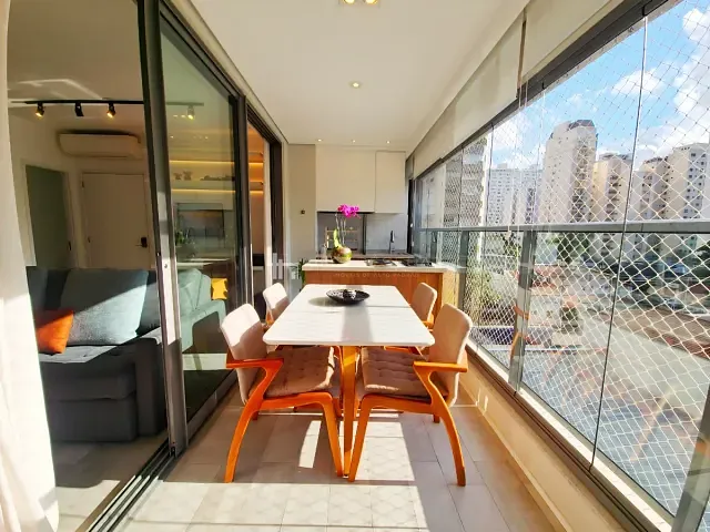 Apartamento 2 quartos e 3 banheiros, à venda, no bairro Indianópolis em São Paulo