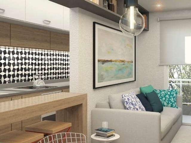 Foto do Apartamento - Apartamento à venda 2 Quartos, 1 Vaga, 49.59M², Vila Nova Manchester, São Paulo - SP | Okinawa | Lares e Andares Imóveis