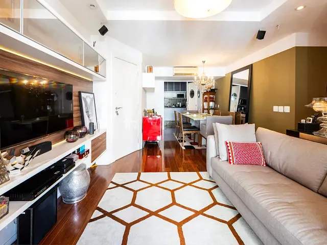 Apartamento 3 quartos e 4 banheiros, à venda, no bairro Brooklin Novo em São Paulo