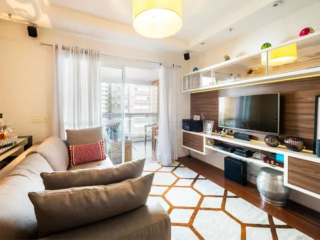 Apartamento 3 quartos e 4 banheiros, à venda, no bairro Brooklin Novo em São Paulo
