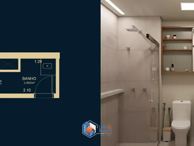 Apartamento com 25m² 1 quarto e 1 banheiro, à venda, no bairro Vila Olímpia em São Paulo