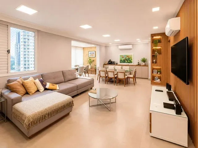 Apartamento 3 quartos e 3 banheiros, à venda, no bairro Brooklin Paulista em São Paulo