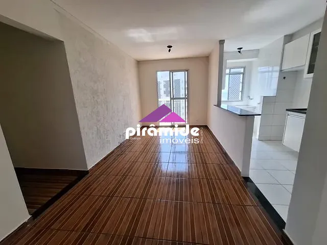 Apartamento com 56m² 2 quartos e 1 banheiro, à venda ou para alugar, no bairro Parque Residencial Flamboyant em São José dos Campos