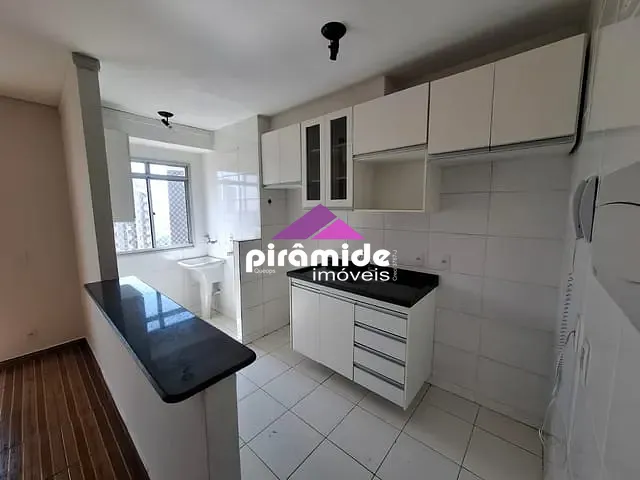 Apartamento com 56m² 2 quartos e 1 banheiro, à venda ou para alugar, no bairro Parque Residencial Flamboyant em São José dos Campos