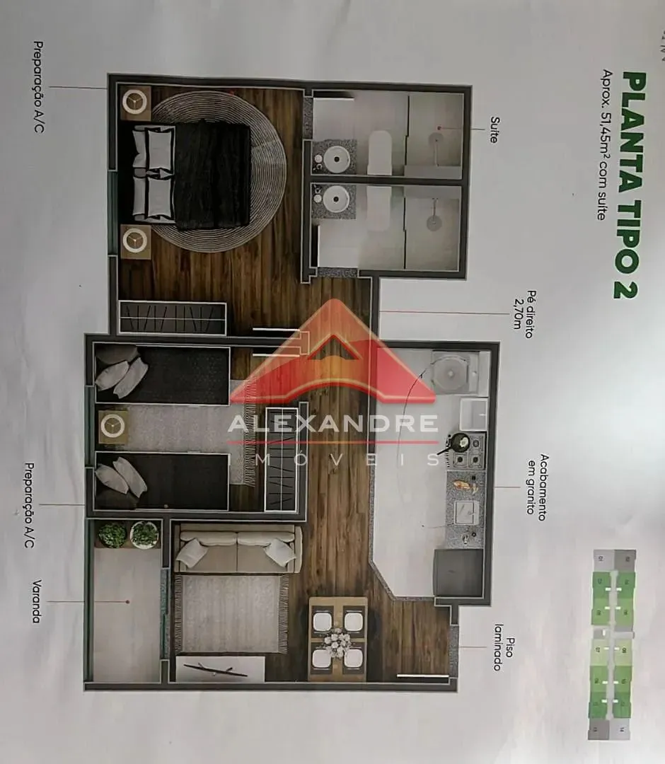 Apartamento, 2 quartos, 56 m² - Foto 25