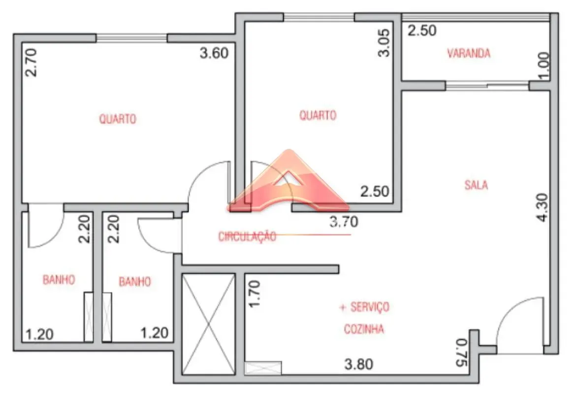 Apartamento, 2 quartos, 56 m² - Foto 24