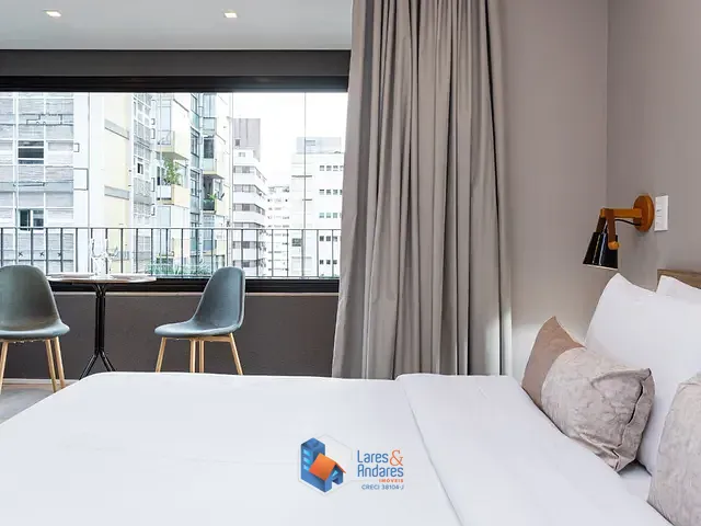 Apartamento com 32m² 1 quarto e 1 banheiro, à venda, no bairro Jardim Paulista em São Paulo