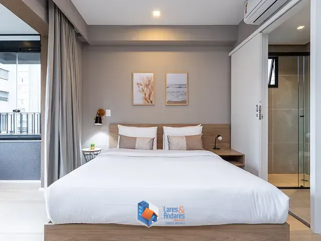 Apartamento com 32m² 1 quarto e 1 banheiro, à venda, no bairro Jardim Paulista em São Paulo
