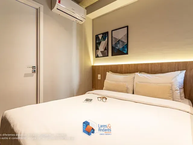 Apartamento com 19m² 1 quarto e 1 banheiro, à venda, no bairro Jardim Paulista em São Paulo