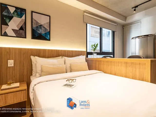 Apartamento com 19m² 1 quarto e 1 banheiro, à venda, no bairro Jardim Paulista em São Paulo