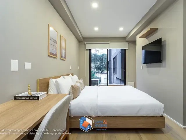 Apartamento com 25m² 1 quarto e 1 banheiro, à venda, no bairro Jardim Paulista em São Paulo