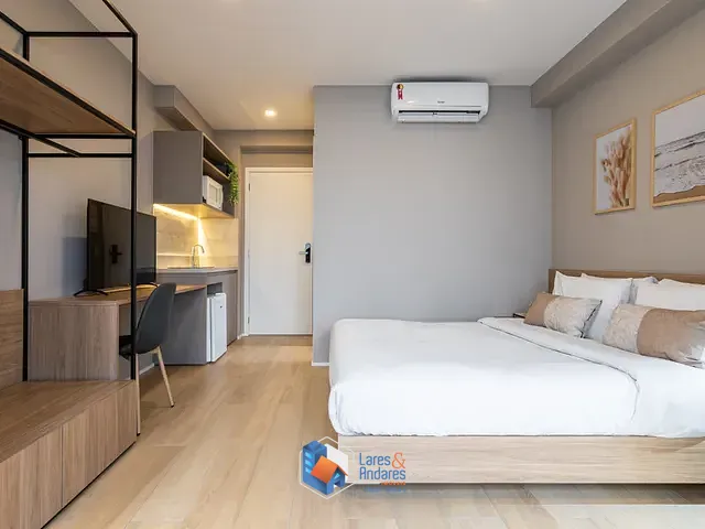 Apartamento com 25m² 1 quarto e 1 banheiro, à venda, no bairro Jardim Paulista em São Paulo