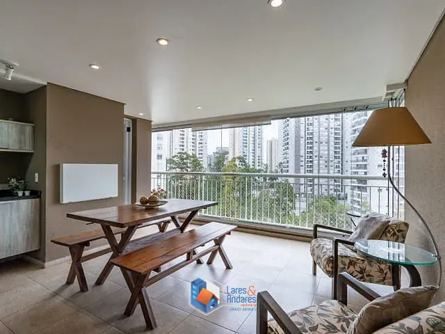 Apartamento com 168m² 3 quartos e 5 banheiros, à venda, no bairro Vila Andrade em São Paulo