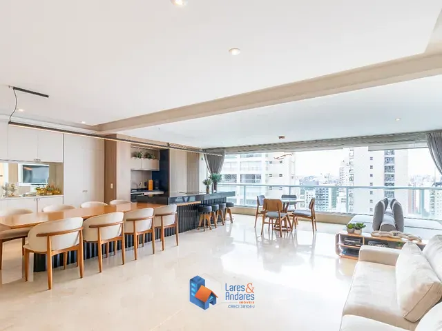 Apartamento com 222m² 3 quartos e 5 banheiros, à venda, no bairro Campo Belo em São Paulo