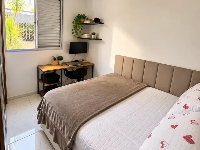 Apartamento 2 quartos e 1 banheiro, à venda, no bairro Jardim Nova Europa em Campinas