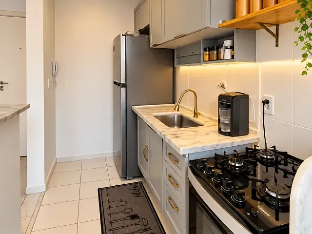 Apartamento 2 quartos e 1 banheiro, à venda, no bairro Jardim Nova Europa em Campinas