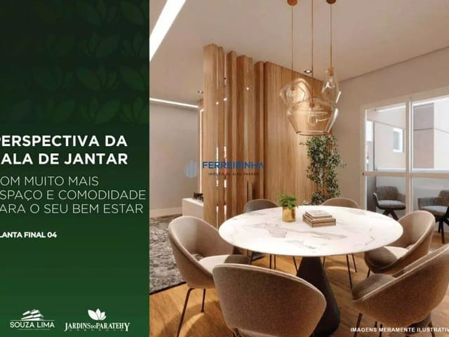 Apartamento 2 quartos e 2 banheiros, à venda, no bairro Condomínio Residencial Colinas do Paratehy em São José dos Campos